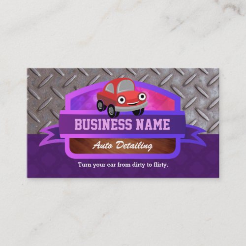 Auto Detailing business cards
