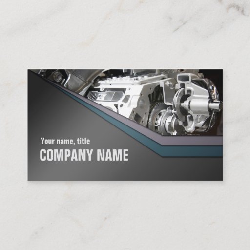 Customizable Auto detailing car repair business card