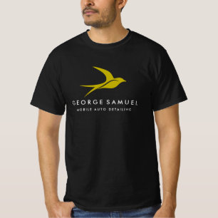 Auto Detailing Car Repair Shop Flying Bird Logo T-Shirt