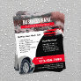 Auto Detailing Car Wash Professional Cleaning Flyer