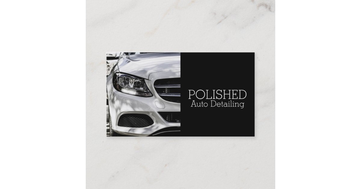 Auto Detailing Car Wash Service Business Card Zazzle Com