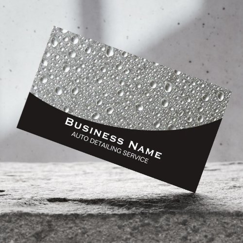 Auto Detailing Pressure Washing Cleaning Service Business Card