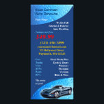 Auto Detailing Rack Card<br><div class="desc">If you own a carwash business or you do auto detailing, then this unique water drops rack card is perfect for you! Just simply change the texts to put you and your company's name, contacts, address... etc. Don’t forget that you save a lot when you buy a lot... For example:...</div>