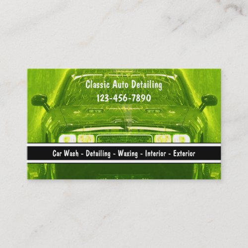 Auto Detailng Business Cards