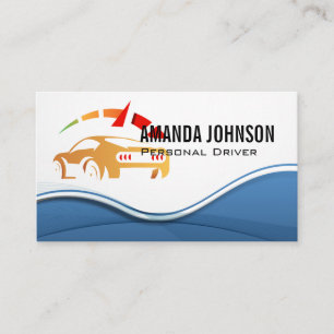 Auto Driving Logo   Car  Business Card