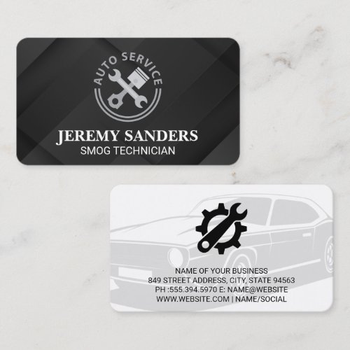 Auto Fix Logo | Car Services Industry  Business Card