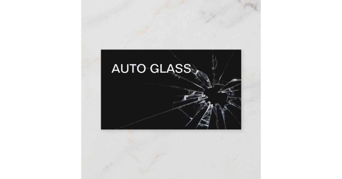 Auto Glass Business Cards | Zazzle