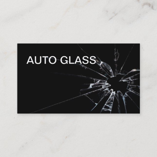 Auto Glass Business Cards (Front)