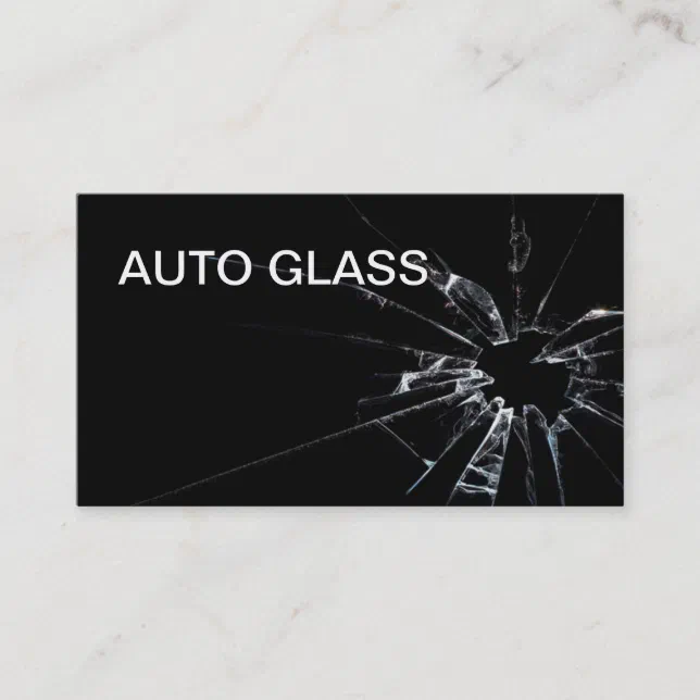 Auto Glass Business Cards | Zazzle
