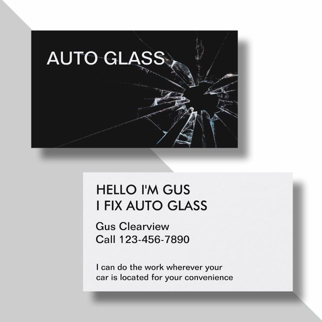 Auto Glass Business Cards (Creator Uploaded)