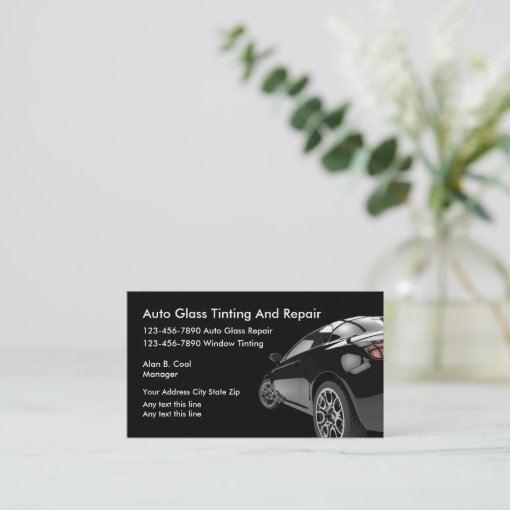 Auto Glass Business Cards | Zazzle