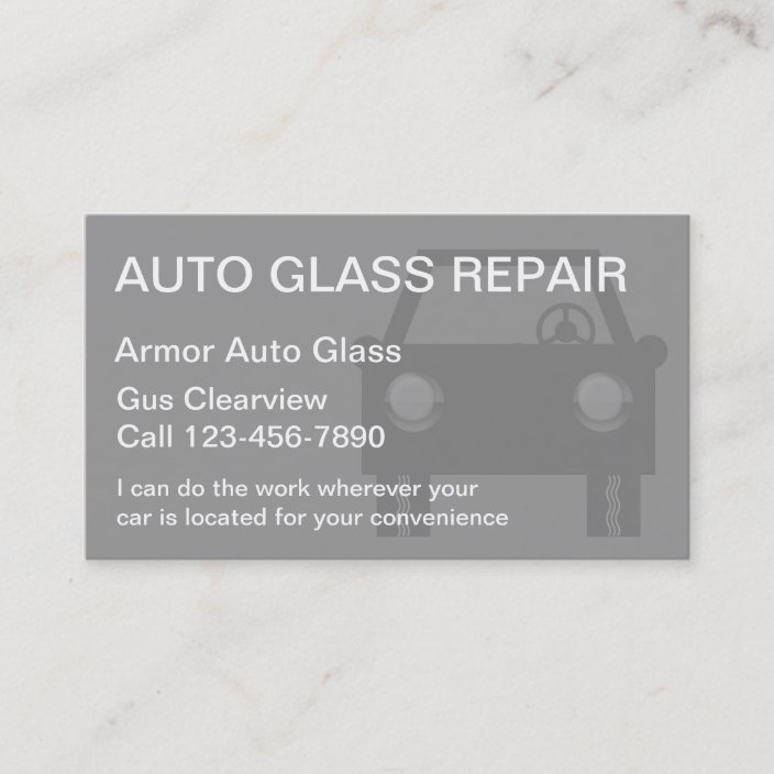 Auto Glass Business Cards | Zazzle.com