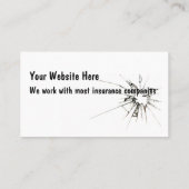 Auto Glass Repair Business Card (Back)