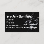 Auto Glass Repair Business Card (Front)