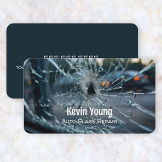 Auto Glass Repair Business Card