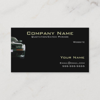 Auto/Insurance Business card