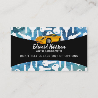 Auto Locksmith Business Cards