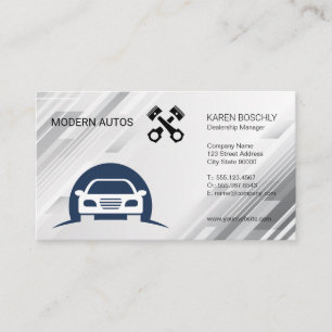 Auto Logo   Auto Maintenance   Car Repair Services Business Card