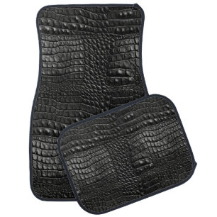 Auto Mat Set-Crocodile Skin