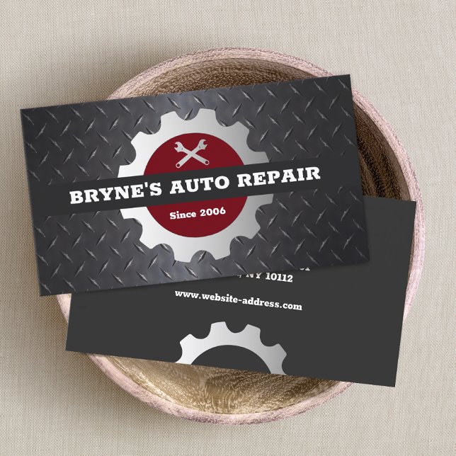 Auto Mechanic  Business Card (Creator Uploaded)