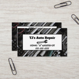 Auto Mechanic Business Card