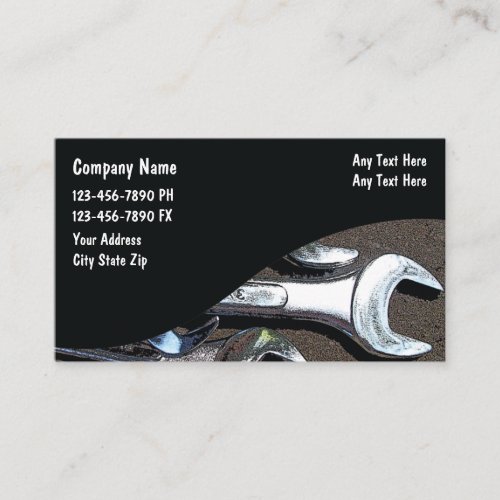 Auto Mechanic Business Cards