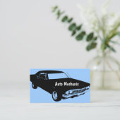 Auto Mechanic Business Cards (Standing Front)