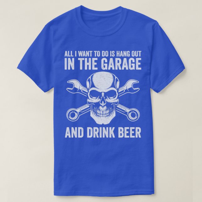 Auto Mechanic Funny Garage Fix Cars Heavy Vehicle  T-Shirt (Design Front)