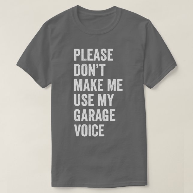 Auto Mechanic Funny Garage Voice Fixing s Mechanic T-Shirt (Design Front)