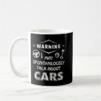 Auto Mechanic Gift Warning May Spontaneously Talk  Coffee Mug