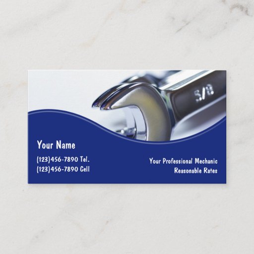 Customizable Automotive Business Cards