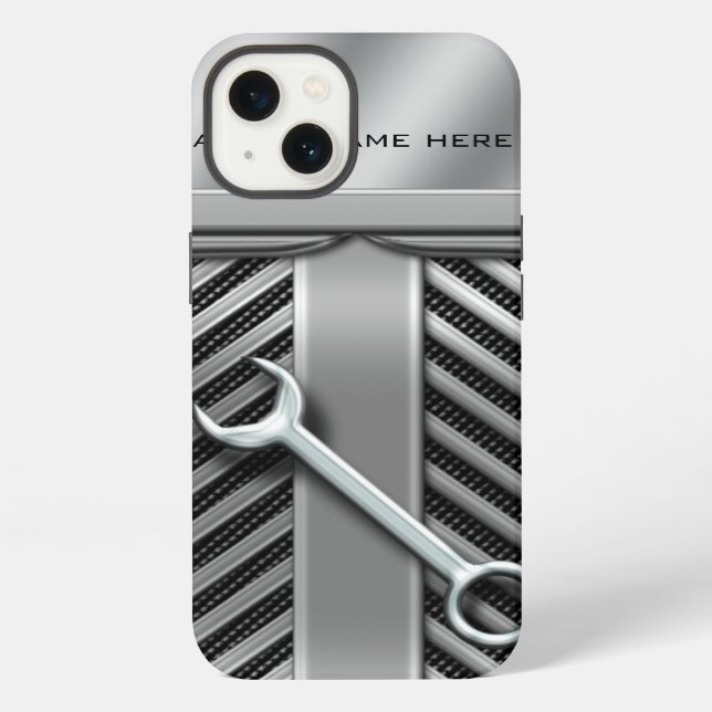 Auto Mechanics Personalized Iphone Case (Back)