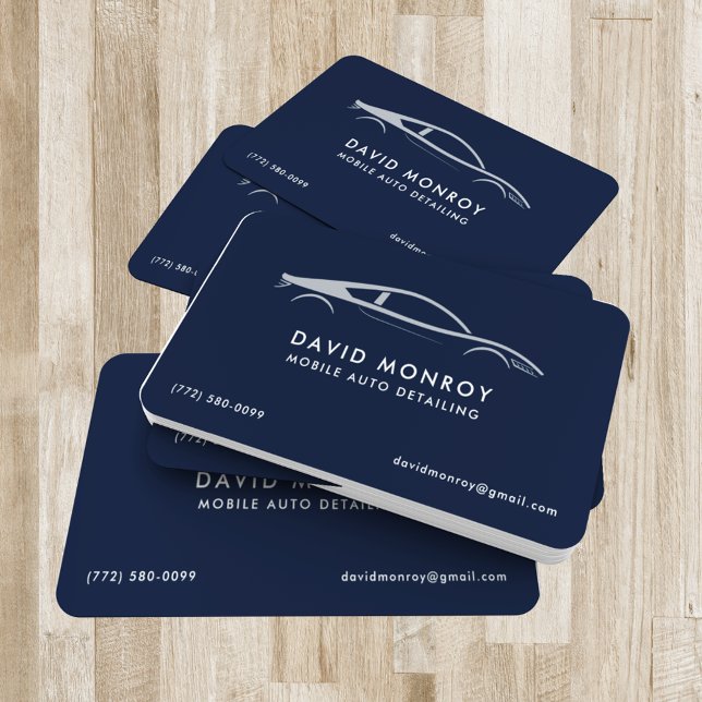 Auto Mobile Car Detailing Business Card (Auto Mobile Car Detailing Business Card)