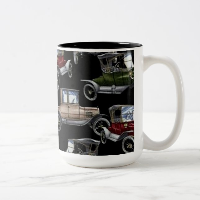 Auto Nostalgia Classic Cars Coffee Mug (Right)