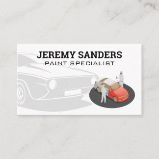 Auto Paint Specialist | Auto Garage Business Card