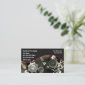 Auto Parts Salvage Business Cards (Standing Front)