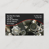 Auto Parts Salvage Business Cards (Front)