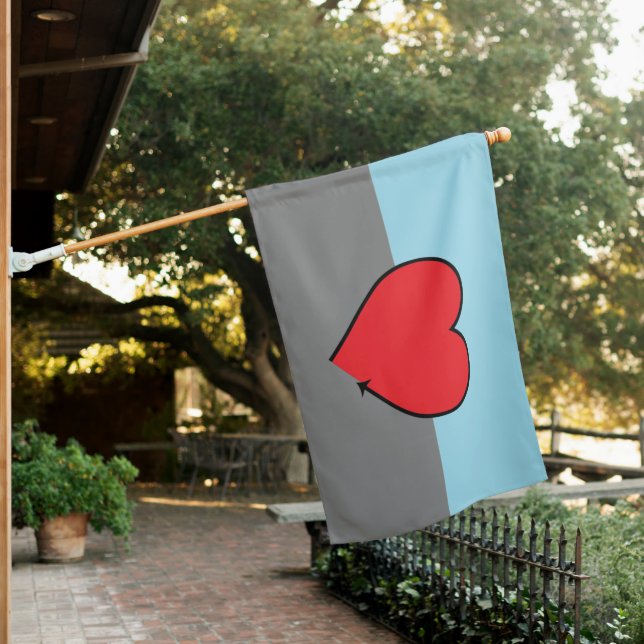 Auto Pride House Flag (In SItu)