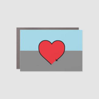 Auto Pride House Flag Car Magnet