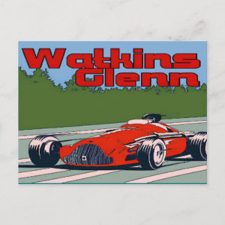 Auto Racer, Watkins Glenn Postcard