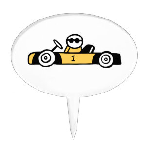Auto Racing, Car Racing Cake Topper