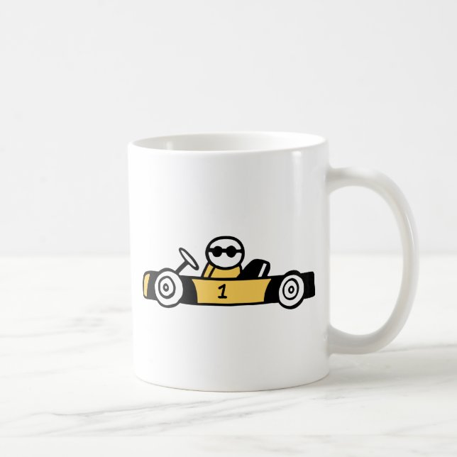 Auto Racing, Car Racing Coffee Mug (Right)