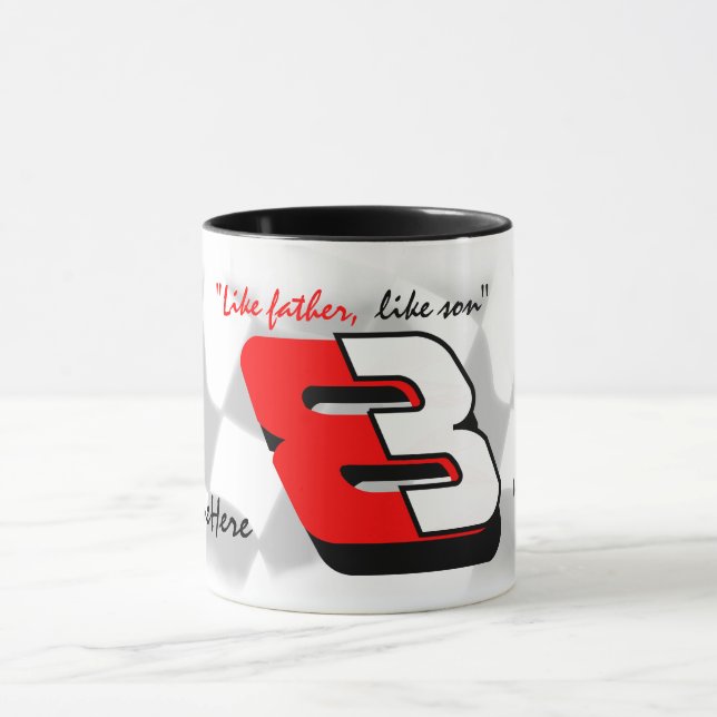 Auto Racing - Checkered Flag Mug (Center)