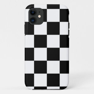 Auto Racing Chequered  Checkered Flag iPhone 11 Case