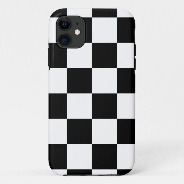 Auto Racing Chequered  Checkered Flag Case-Mate iPhone Case (Back)