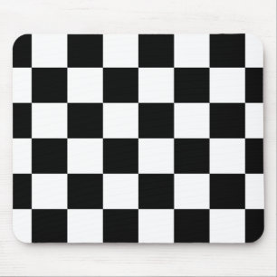 Auto Racing Chequered  Checkered Flag Mouse Pad