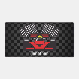 Auto Racing Design Desk Mat