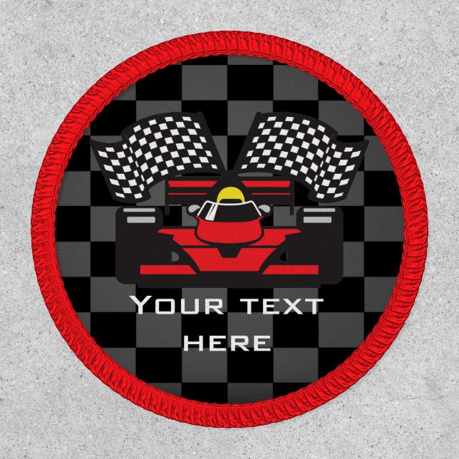 Auto Racing Design Patch (Front)