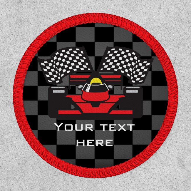 Auto Racing Design Patch