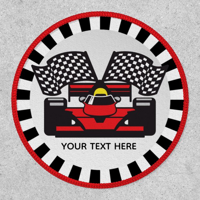 Auto Racing Design Patch (Front)